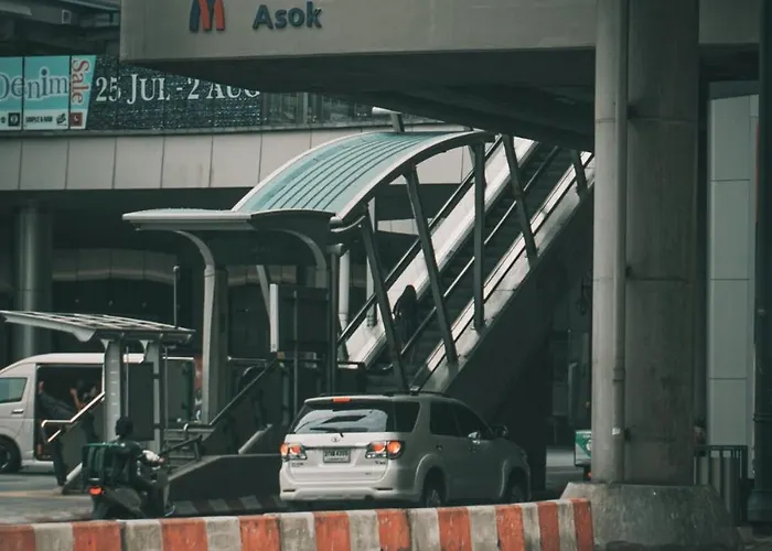 아파트 Next To Shopping 1 Bedroom - 2 Min To Bts Asok And Terminal 21 *