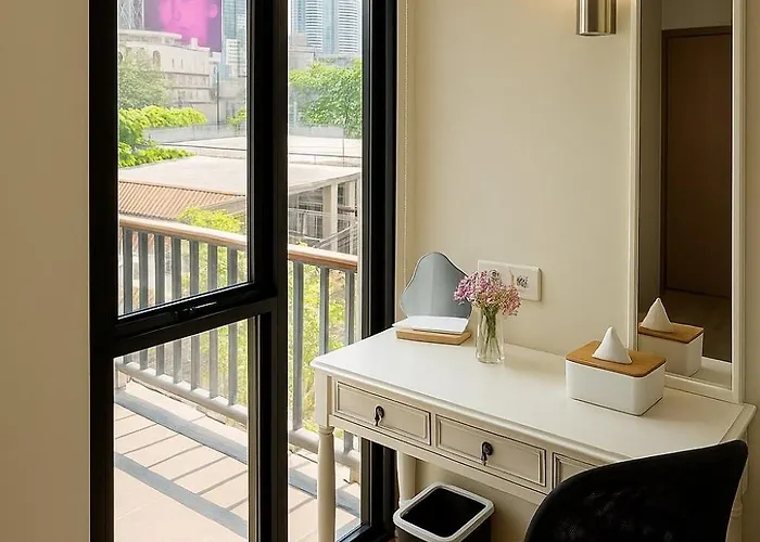 Next To Shopping 1 Bedroom - 2 Min To Bts Asok And Terminal 21 * 방콕